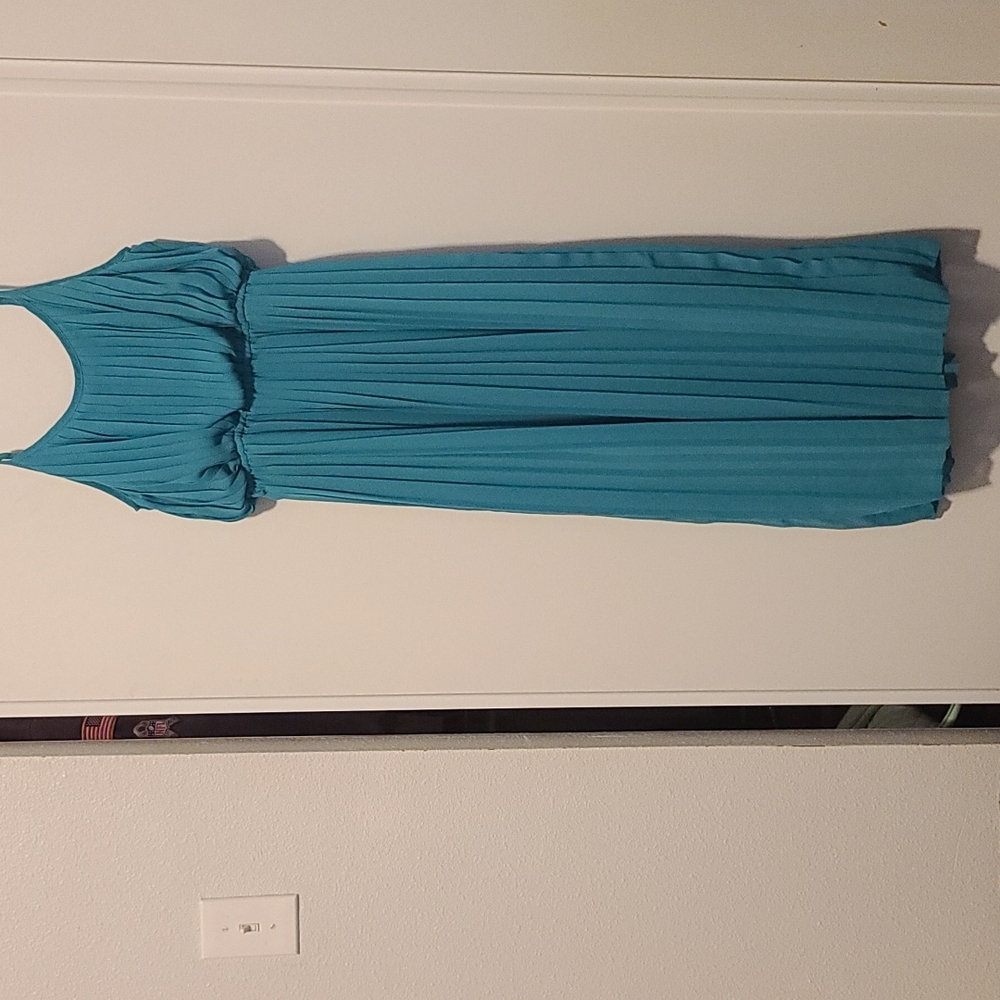 Teal dress
